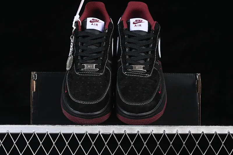 All categories Nk Air Force 1 Air Force series Nk Air Force 1 Low Air Force low top Nike Air Force 1'07 Low Supreme joint black and red grimace Air Force 1 low top casual sneakers XZ6188-117
